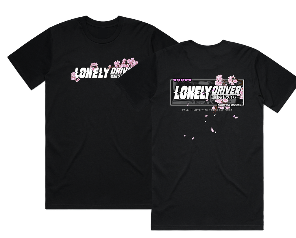 Lonely Driver V2 T-Shirt 🌸 (Includes FREE Mystery Sticker)