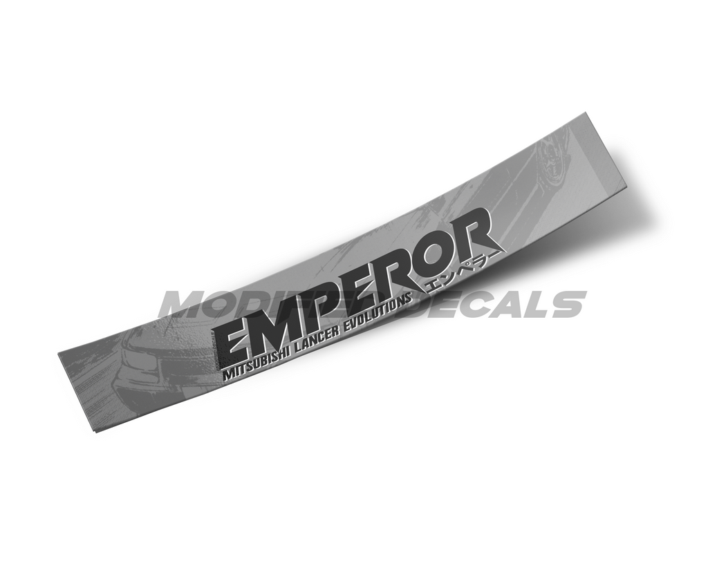 Emperor Windshield Banner